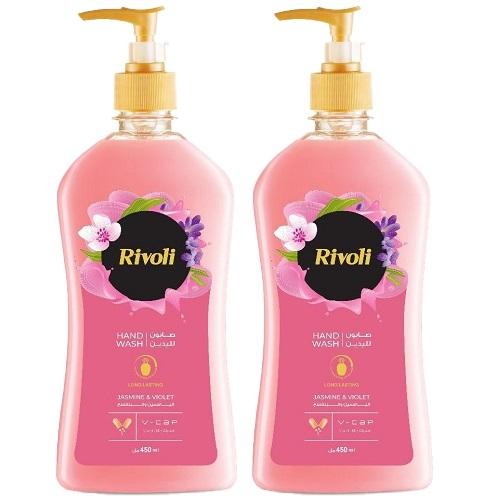 Rivoli Hand Wash With Jasmine & Violet Scent 450ml 2Pcs