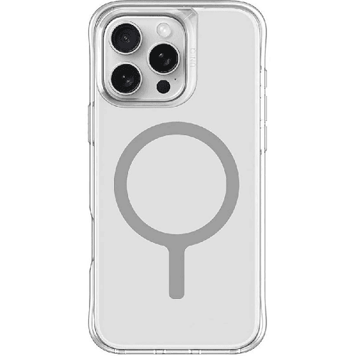 Uniq Hybrid LifePro Xtreme Back Cover Mobile Case with MagSafe for Iphone 16 Pro Dove Frost Clear