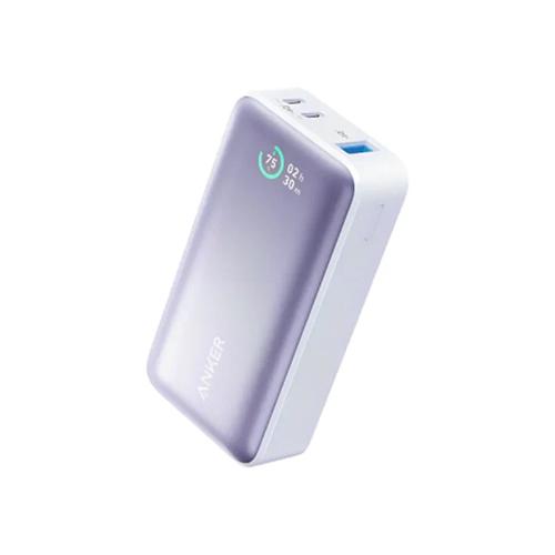 Anker 533 Power Bank 10000mAh Dual Port Type C and Type A PD Powercore 30W Violet Model No.A1256HV1