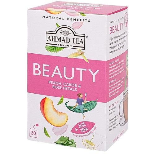 Ahmad Tea Beauty Tea with Peach Carob and Rose Petals 1.5g 20Bags