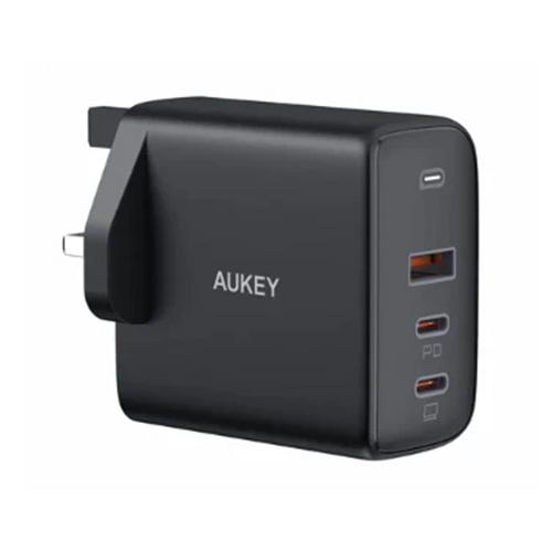 Aukey 3Port 90W PD Wall Charger with GaN Power Tech Model No.PA-B6S