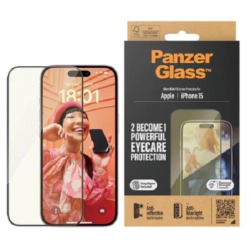 Panzer Glass Eyecare Screen Protection For iPhone15 with UWF No.2813