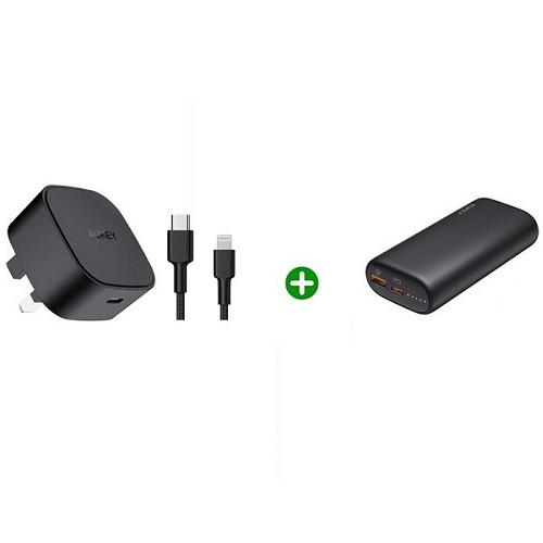 Aukey Power Bank Bundle 20W PD 10000mAh with 18W PD Bundle
