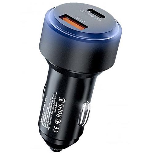 Amazingthing Speed Pro Car Charger PD 51W and PPS 33W 2Port Black Model No.SP51WCA