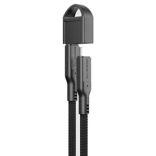 Amazingthing Thunder Pro Cable Gen2 with Holder Type C to Type C 5.0A 240W 20cm Black
