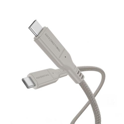 Amazingthing Thunder Pro Cable with Holder Type C to Type C 5.0A 240W Gen2 1.2m Gray