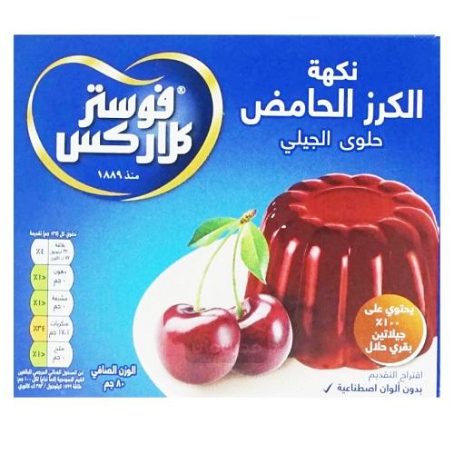 Foster Clarks Jelly Dessert Sour Cherry Flavor 80g