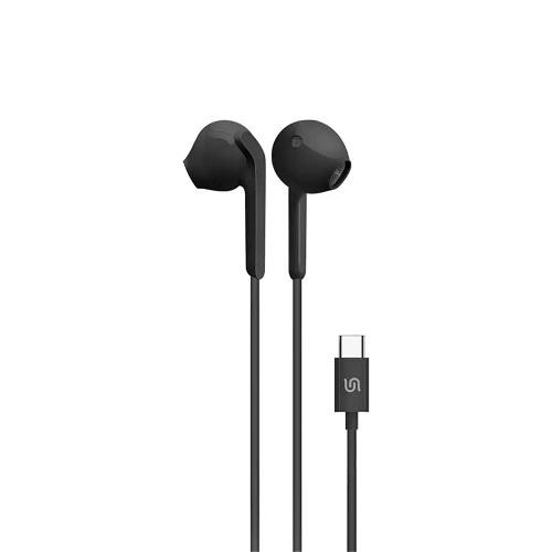 Porodo Soundtec Stereo Earphones with Lightning Connector 1.2m Black Model No.PDLSTEPBK