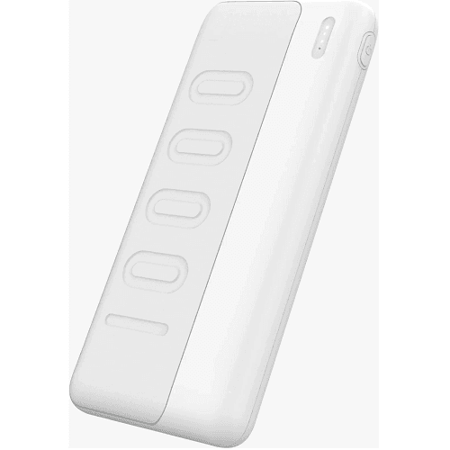 Pawa Compact Power bank with Dual USB 10000mAh White