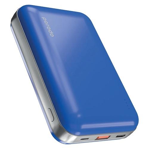 Porodo Power Bank 20000mAh PD 20W with Lightning Input Navy Blue
