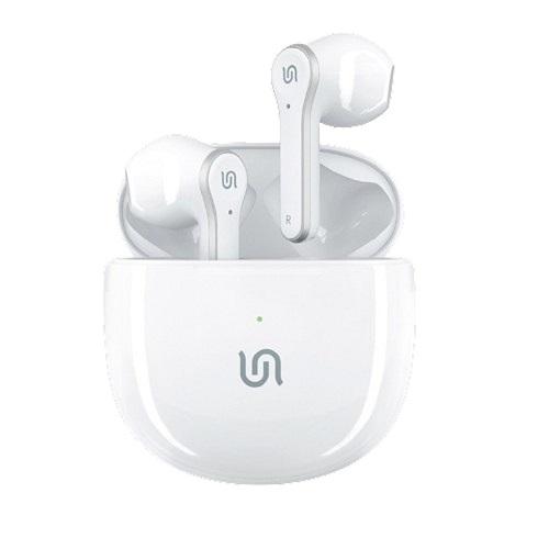 Porodo Soundtec Orbin True Wireless Stereo Earbuds with Smart Touch Control and Voice Assistant White