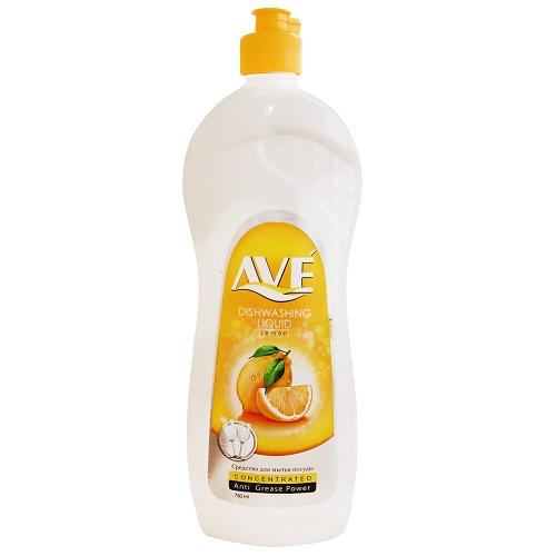 AVE Dish Washing Liquid Yellow Lemon Scent 750ml