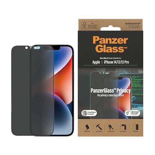 Panzer Glass Privacy Screen Protector Apple iPhone14 and13 and 13Pro UWF Easy Aligner