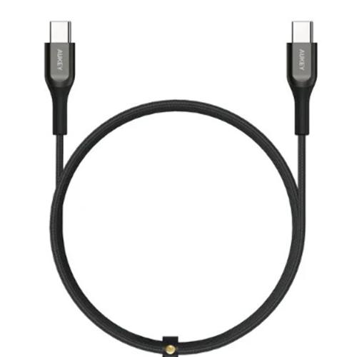 Aukey Kevlar Cable Type C to Type C PD Quick Charge 60W 1.2m Black