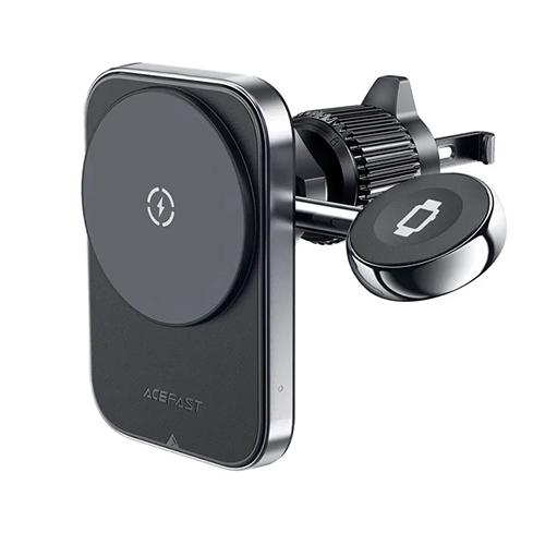 Acefast Fast Wireless Charger Car Mount Holder for Phone and Apple Watch D18 15W