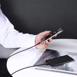 اوكي كابل MFI مضفر نايلون Type C الى لايتنينج 2م اسود