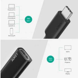 اوكي محول Type C الى HDMI اسود
