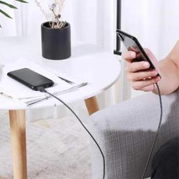 اوكي كابل MFI مضفر نايلون USB الى لايتنينج 1.2م اسود