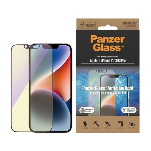 Panzer Glass Antiblue light Screen Protector Apple iPhone14 and 13 and 13Pro UWF Easy Aligner