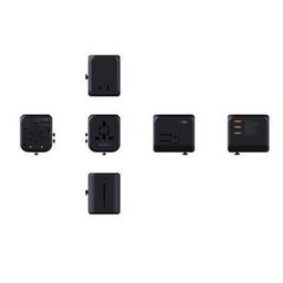 Aukey PD Universal Adapter PD 3Portes USB and Port Type C PD 30W Black