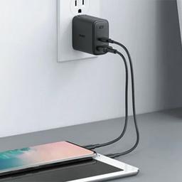 اوكي شاحن حائط سويفت سيريس PD Type C ومنفذ USB بقدره 32واط