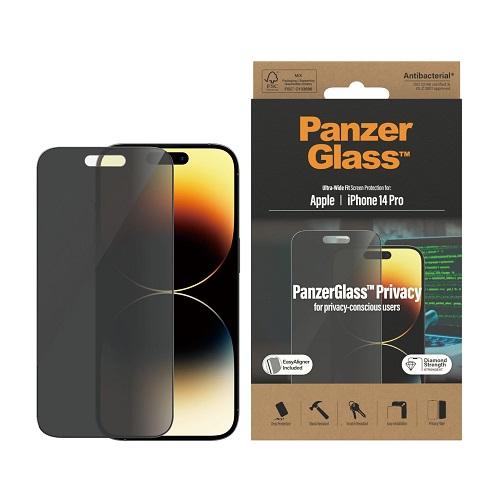 Panzer Glass Privacy Screen Protector Apple iPhone14 Pro UWF Easy Aligner Model No.P2784