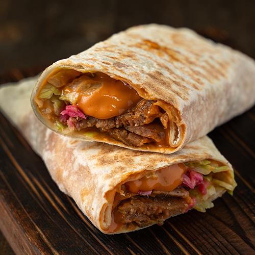 Saj Doner Meat Sandwich