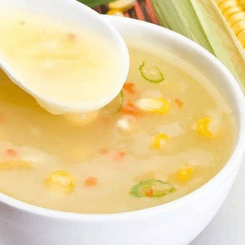 شوربة الدجاج بالذرة