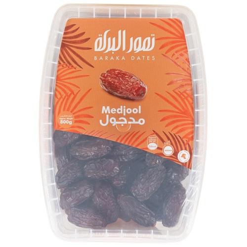 Baraka Dates Medjool Date Plastic Box 800g