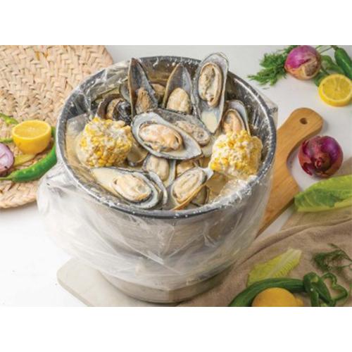 سطل محار مع صوص احمر