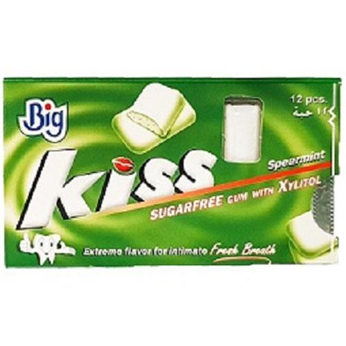 Big Sugar Free Gum with Spearmint 12Pcs