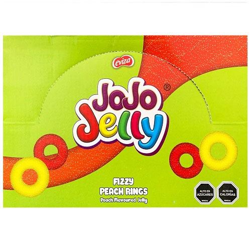 Jojo Jelly Candy Fizzy Peach 80g 12Pcs