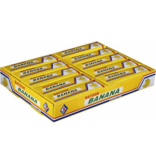 Batook Sugar Sweetened Chewing Gum with Banana Flavor 5Slices 20Pcs