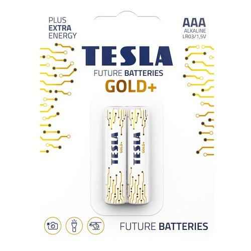 Tesla Batteries Alkaline AAA Gold+ 1.5 Volt 2pcs