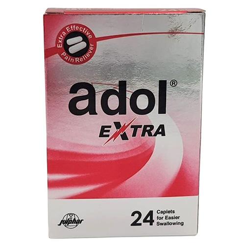 Adol Extra Effective Pain Reliever and Fever Reducer 24Caplets