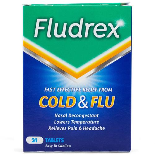 Fludrex for Treatment Cold and Flu 24Tablets