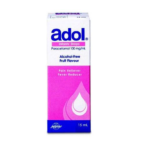 Adol Paracetamol 100mg/ml Oral Drops for Children 15ml