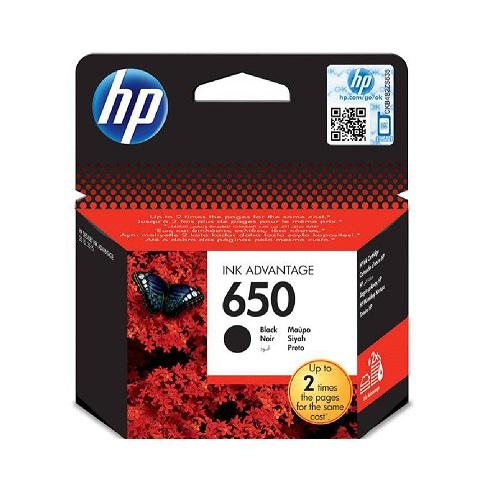 HP 650 Ink Cartridge Black Model No.CZ102AKBHL