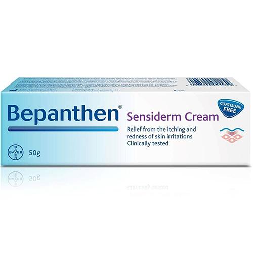 Bepanthen Sensiderm Cream Relief from the Itching and Redness of Skin Irritations 50g