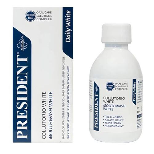 President White Whitening Mouthwash 200ml