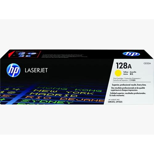 HP 128A Original Laser Jet Toner Cartridge Yellow Model No.128Yellow