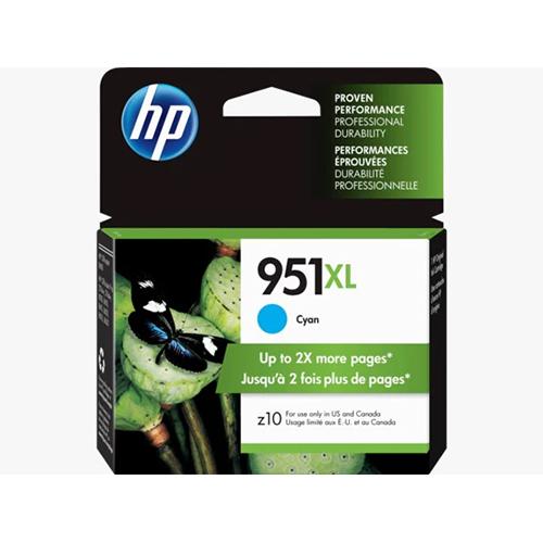 HP 951XL High Yield Original Ink Cartridge Cyan Model No.951XLC