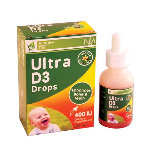 Ultra D3 Drops Vitamin D to Strengthen Immunity for Kids 50ml
