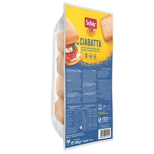 Schar Natural Ciabatta Bread Gluten Free 200g