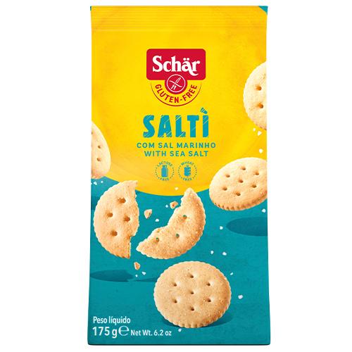 Schar Salti Biscuit with Sea Salt Natural Gluten Free 175g