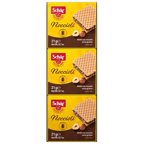 Schar Wafer Noccioli with Hazelnut Chocolate Natural Gluten Free 63g