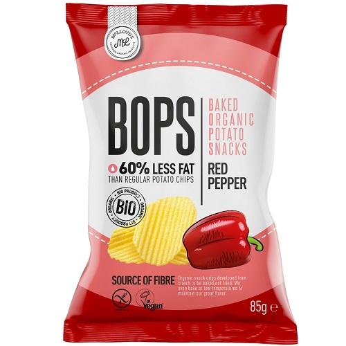 Bops Organic Potato Snack With Red Pepper 85g