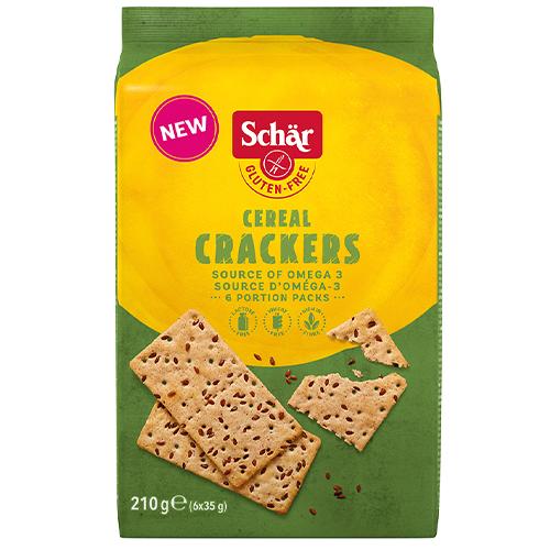 Schar Cereal Crackers Biscuits Natural Gluten Free 210g