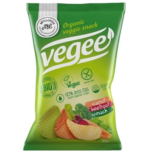 Vegee Potato Snack With Vegetables Organic 85g
