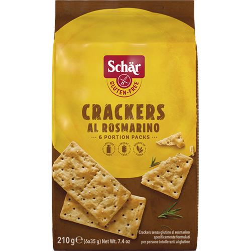 Schar Crackers Rosmarino Natural Gluten Free 210g